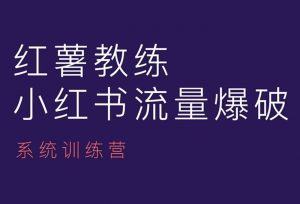 红薯教练-小红书内容运营课，小红书运营学习终点站-康仁安资源