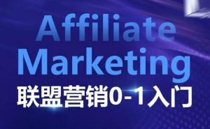 ​​​​​​Affiliate Marketing联盟营销0-1入门，联盟营销基本逻辑 联盟平台逻辑及联盟客逻辑全面详解-康仁安资源