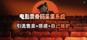 电影票券码采集系统_从商户放单转型做抢单达人-康仁安资源