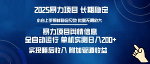 暴力项目舆情信息：多平台全自动运行 单机日入200+ 实现睡后收入-康仁安资源