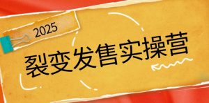 裂变发售实操营,全景解析裂变逻辑,打造动销新玩法,助力私域流量引爆-康仁安资源