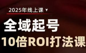 2025全域起号10倍ROI打法课，助你提升直播间的投资回报率-康仁安资源