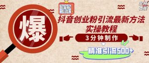 轻松制作创业类视频，不违规、不封号，可矩阵批量发布，一天被动加精准...-康仁安资源