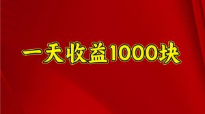 一天收益1000+ 稳定项目,可以做视频号,也可以做快手抖音-康仁安资源
