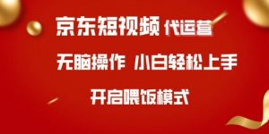 京东短视频代运营,全程喂饭,小白轻松上手【揭秘】-康仁安资源