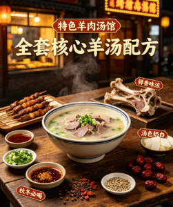 特色羊肉汤馆全套核心羊汤配方 / 羊汤羊肉面馆一直以来都是餐饮界的经典之一-康仁安资源