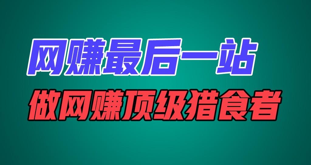 网赚最后一站，卖项目，做网赚顶级猎食者-康仁安资源