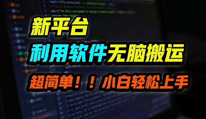 B站平台用软件无脑搬运，月赚10000+，小白也能轻松上手-康仁安资源