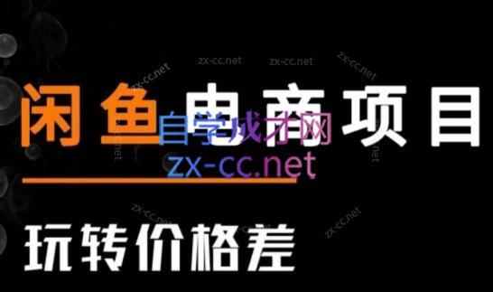 亿创繁星·闲鱼电商项目(玩转价格差)-康仁安资源