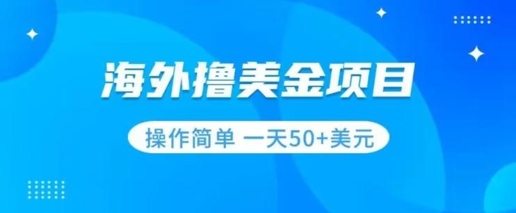 撸美金项目无门槛操作简单小白一天50+美刀-康仁安资源