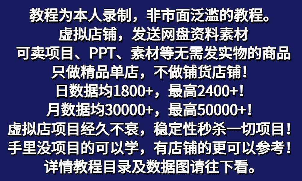 图片[2]-拼多多虚拟电商训练营月入50000+你也行，暴利稳定长久，副业首选-康仁安资源