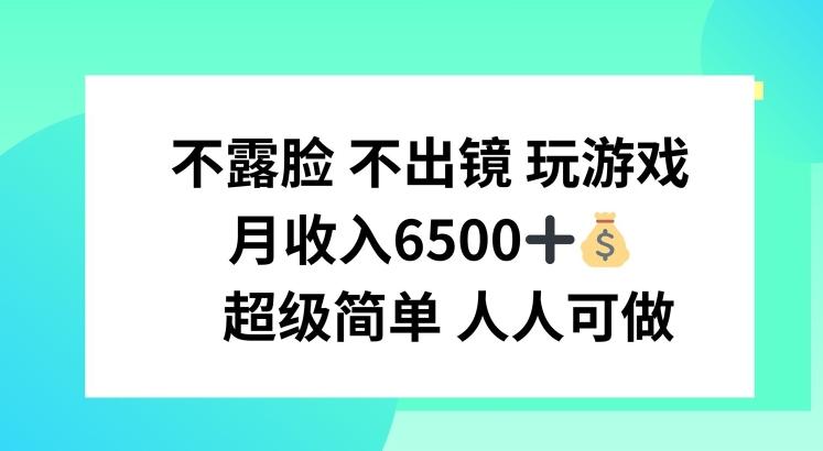 不露脸 不出境 玩游戏，月入6500 超级简单 人人可做【揭秘】-康仁安资源