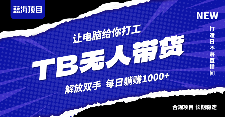 淘宝无人直播最新玩法，不违规不封号，轻松月入3W+-康仁安资源