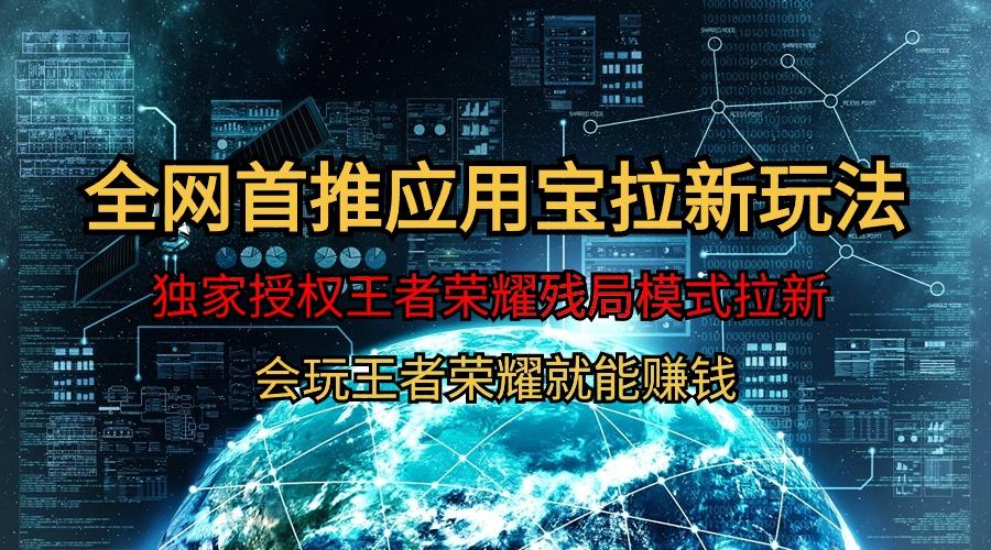 (9907期)【全网首发】腾讯应用宝王者荣耀残局模式拉新赛道，轻松日如1000+-康仁安资源