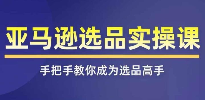 亚马逊选品实操课程，快速掌握亚马逊选品的技巧，覆盖亚马逊选品所有渠道-康仁安资源