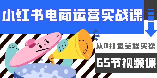 (9724期)小红书电商运营实战课，从0打造全程实操(65节视频课)-康仁安资源