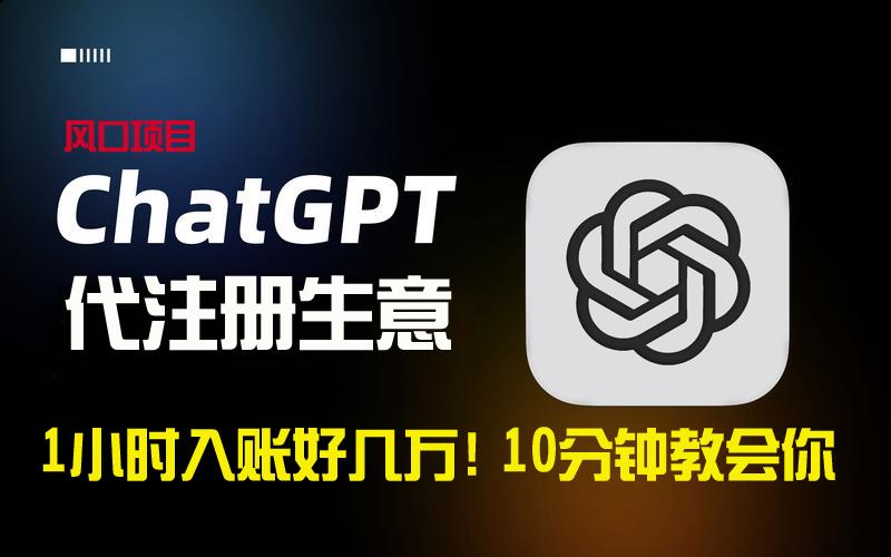 一小时入账好几万！利润大到吓人的ChatGPT代注册小生意，10分钟教会你，...-康仁安资源