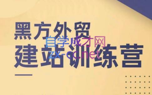 黑方老师·谷歌B端独立站建站推广-康仁安资源