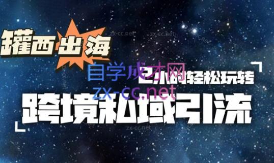 罐西老师·零基础学会跨境私域引流-康仁安资源