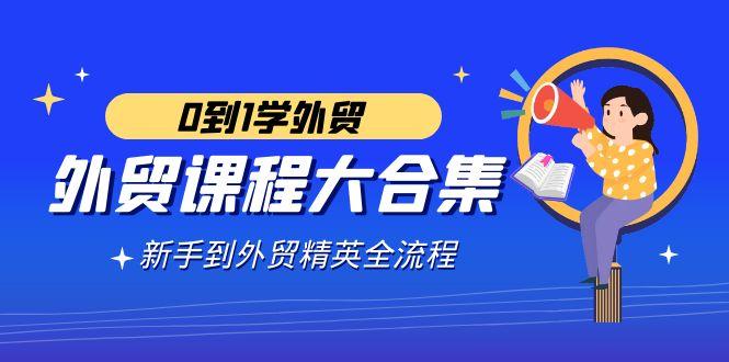 外贸-课程大合集，0到1学外贸，新手到外贸精英全流程(180节课)-康仁安资源