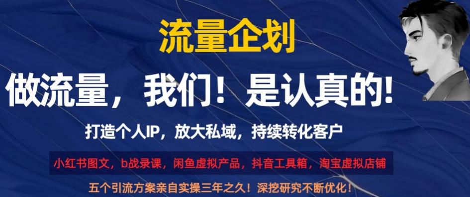流量企划，打造个人IP，放大私域，持续转化客户【揭秘】-康仁安资源
