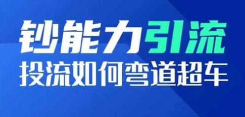 钞能力引流：投流如何弯道超车，投流系数及增长方法，创造爆款短视频-康仁安资源