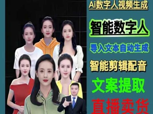 伍老师Ai数字人快速剪辑制作以及变现视频课-康仁安资源