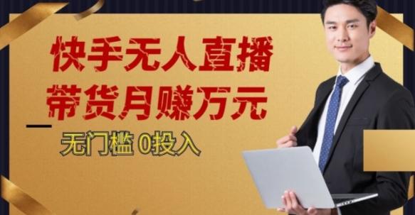 2023蓝海项目，快手无人直播，单号月入5000起步【揭秘】-康仁安资源