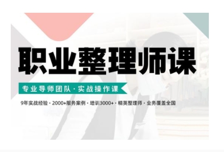 职业整理师培训(新版)，实战操作课-康仁安资源