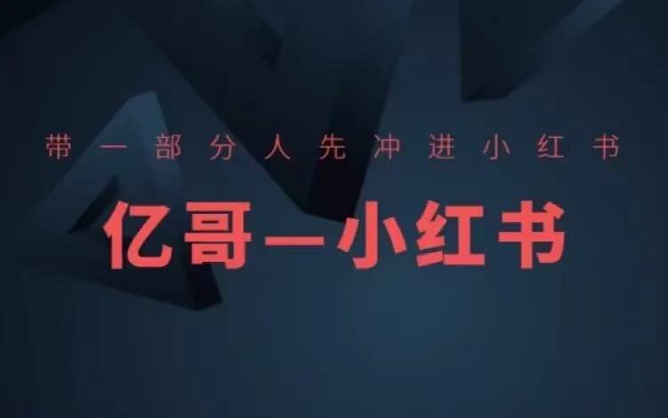​​带一部分人先冲进小红书，小红书开店、选品、爆款裂变-康仁安资源