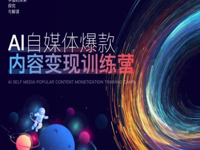 AI自媒体爆款内容变现训练营,20%底层逻辑,60%实操方法,20%案例拆解(即学即用)-康仁安资源