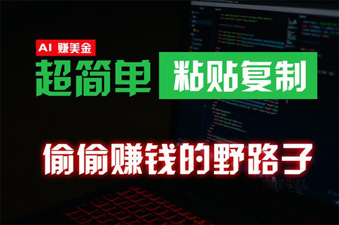 (10044期)偷偷赚钱野路子，0成本海外淘金，无脑粘贴复制 稳定且超简单 适合副业兼职-康仁安资源