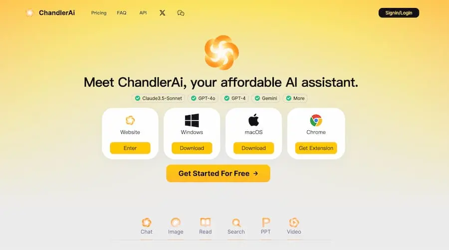 ChandlerAi｜综合性人工智能助手平台 提供多种AI服务-康仁安资源