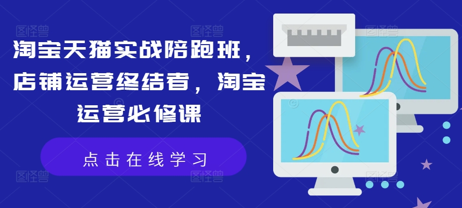 淘宝天猫实战陪跑班，店铺运营终结者，淘宝运营必修课-康仁安资源