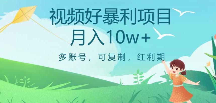 视频号暴利项目，多账号，可复制，红利期，月入10w+【揭秘】-康仁安资源