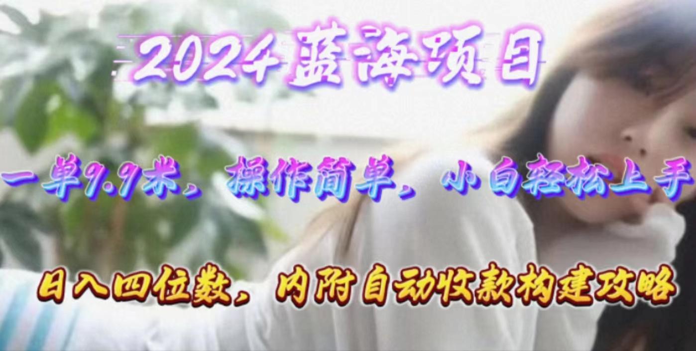 年轻群体的蓝海市场，1单9.9元，操作简单，小白轻松上手，日入四位数-康仁安资源