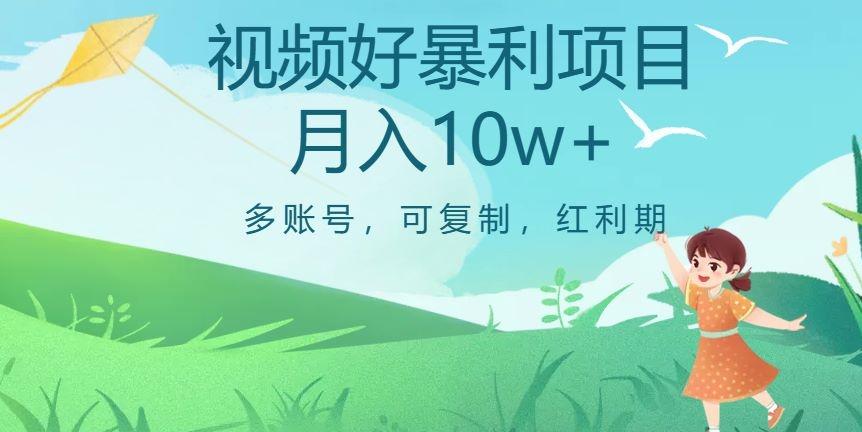 外边收费699项目，视频号暴利项目，多账号可复制，红利期-康仁安资源