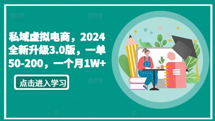 私域虚拟电商，2024全新升级3.0版，一单50-200，一个月1W+【揭秘】-康仁安资源
