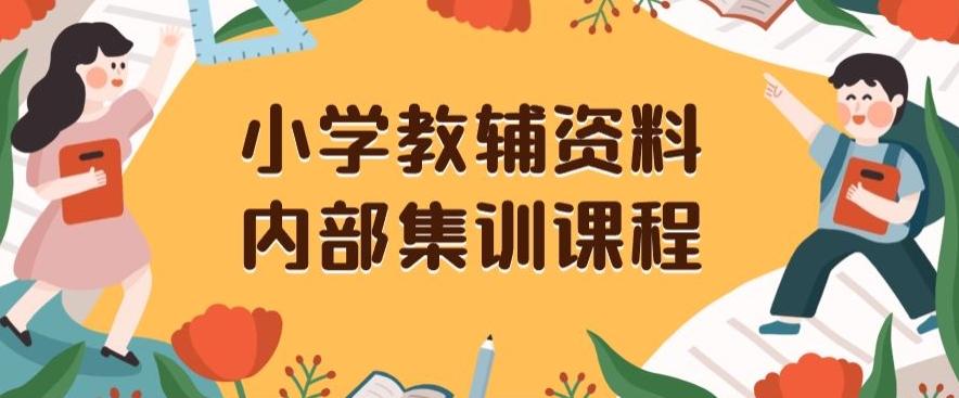 小学教辅资料，内部集训保姆级教程，私域一单收益29-129（教程+资料）-康仁安资源