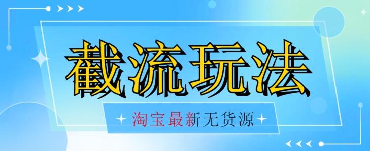 首发价值2980最新淘宝无货源不开车自然流超低成本截流玩法日入300+【揭秘】【1016更新】-康仁安资源