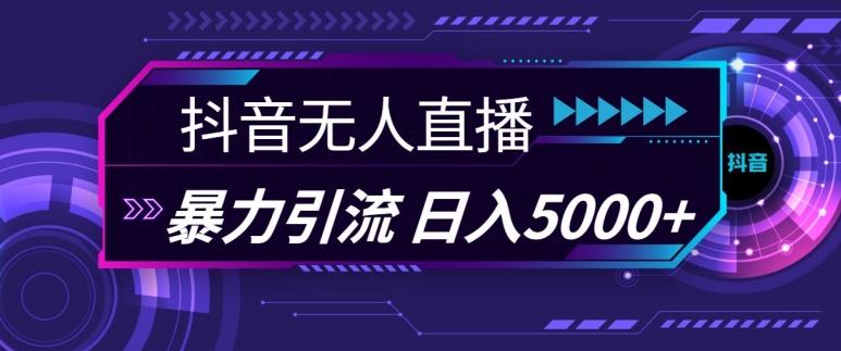 抖音快手视频号全平台通用无人直播引流法，利用图片模板和语音话术，暴力日引流100+创业粉【揭秘】-康仁安资源