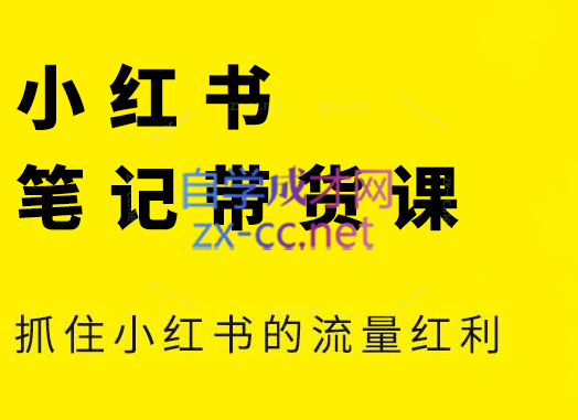 张宾·小红书笔记带货课(更新9月)-康仁安资源