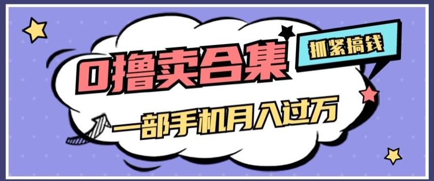 0撸项目月入过万，售卖全套ai工具合集，一单29.9元，一部手机即可【揭秘】-康仁安资源