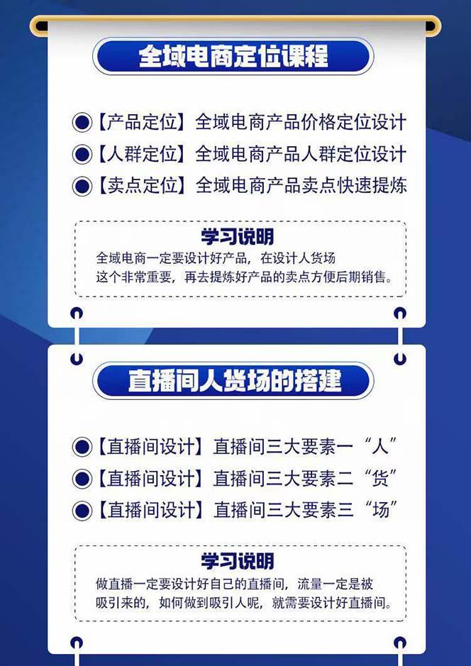 图片[2]-全域电商-粗暴玩法课：10亿销售经验干货分享！定位/免费起号/千川投流-康仁安资源