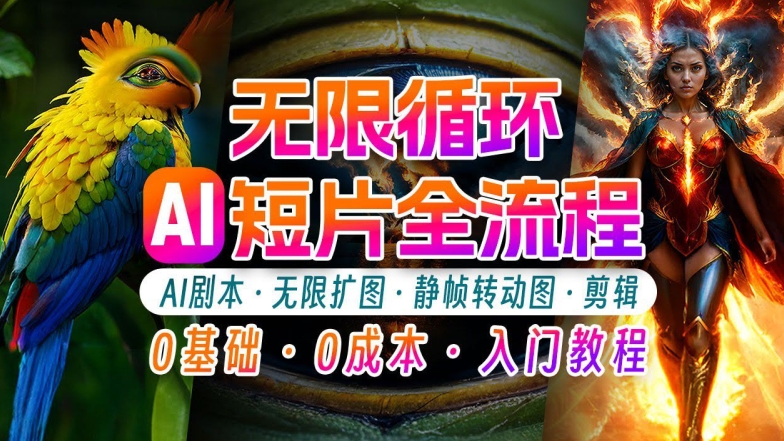 AI剪辑无限循环画面：新手轻松月入上万的秘技【揭秘】-康仁安资源