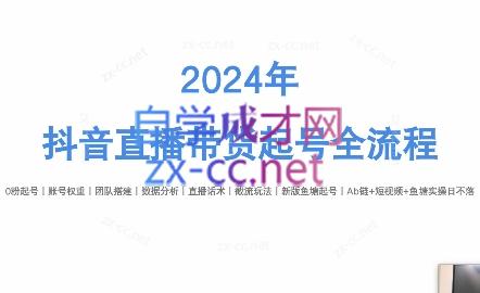 六六老师·2024年抖音直播带货起号全攻略-康仁安资源