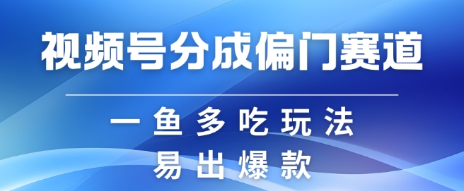 视频号创作者分成计划偏门类目，容易爆流，实拍内容简单易做【揭秘】-康仁安资源