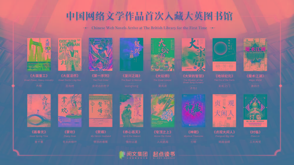 16本中国网文被收录至大英图书馆的中文馆的作品集-康仁安资源