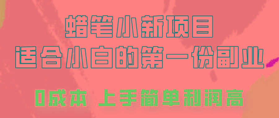 蜡笔小新项目拆解,0投入,0成本,小白一个月也能多赚3000+-康仁安资源
