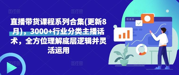 直播带货课程系列合集(更新8月)，3000+行业分类主播话术，全方位理解底层逻辑并灵活运用-康仁安资源